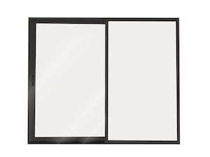 Aluminium Ranch Slider 2400X2000 Open Left - Ironsand Single-Glazed Safety Glass