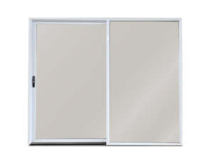 Aluminium Ranch Slider 2400X2000 OPEN L - ARCTIC WHITE Single-Glazed Safety Glass