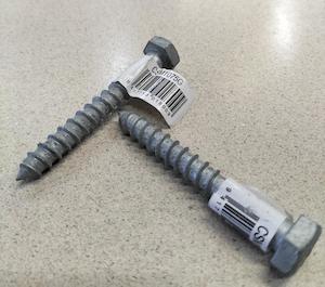 Coach Screw M10X75 Galvanised