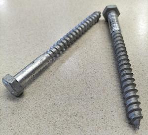 Coach Screw M10X120M Galvanised