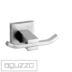 Bathroom Quadro Robe Hook Double Stainless Steel - RenovatorStore.co.n