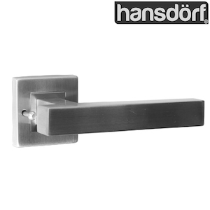 Kudos Door Lever Handle Kit with Privacy Button Solid Stainless Steel