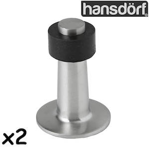 Door Stopper - Floor Mounted - Heavy Duty Stainless Steel (2-Pack) RenovatorStore.co.nz