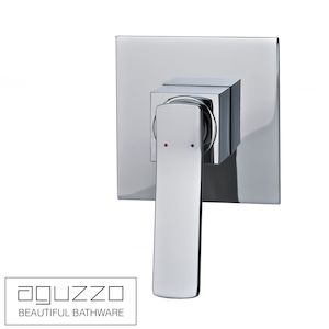 Cortina Wall Mounted Shower Mixer - Square - RenovatorStore.co.nz