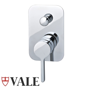 Brighton Wall Mounted Shower Mixer with Diverter - Chrome or Matte Bla