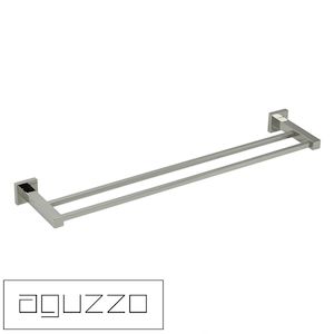 Quadro Stainless Steel Double Towel Rail Renovator