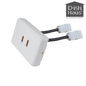 Dual HDMI Home Theatre Wall Plate RenovatorStore.co.nz