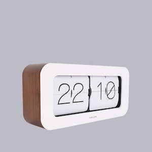 Karlsson: Karlsson | Flip Clock | Boxed | Matiz White