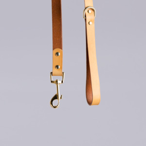 Ollie & James | Dog Lead | Camel | 130cm