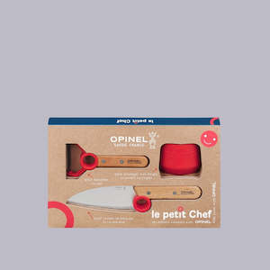 Opinel | 'Le Petit Chef' Kitchen Set | Red