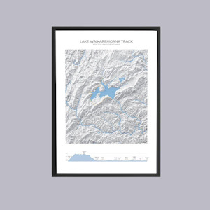 Homeware: Hike Aotearoa | Poster | Waikaremoana Track