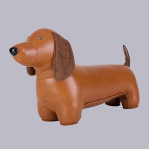 Homeware: Zuny | Doorstop | Dachshund | Tan