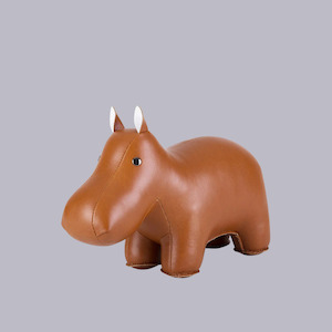 Zuny | Bookend | Classic  Hippo | Tan