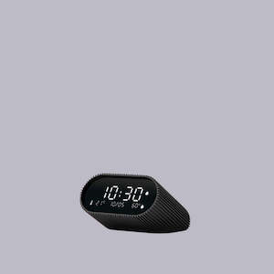 Lexon: Lexon | Ray Clock | Black