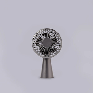 Lexon | Wino Hand-Held Fan | Gun Metal