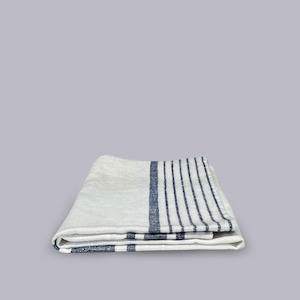 Ottoman: Ottoman | Linen Tea Towel | Tuscany Indigo