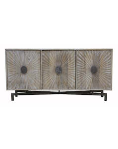 Sunburst 3 Dr Credenza