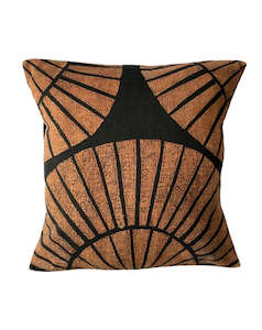 Zuva (Sunrays) Red Batik Cushion