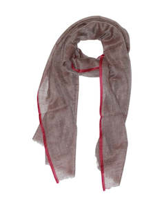 100% Cashmere scarf (brown/red)