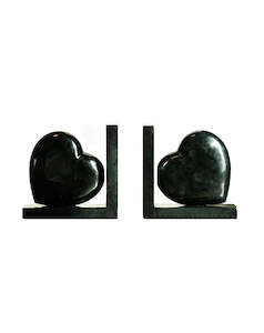 Furniture: Heart Shaped Bookend Pair