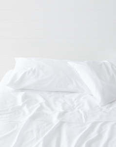 Eucalyptus Pillow Case Set White