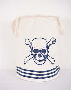 Furniture: Skull & Crossbones laundry basket