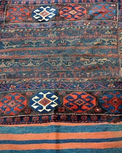 Antique Luri Saddlebag Rug 170x110cm