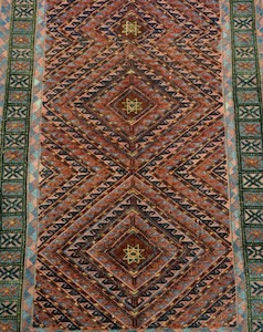 Furniture: Afghan Kilim & Carpet 125x80cm