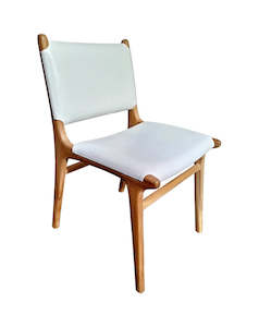 Maya Plush Dining Chair (White)