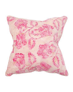 Peachy Hibiscus Cushion 60x60