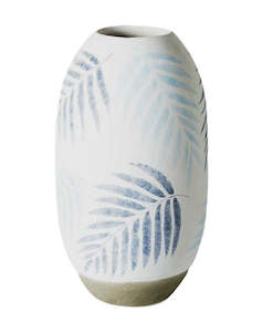 Blue Tropical Large Vase