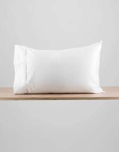 Organic 500TC Cotton Pillowcases — White