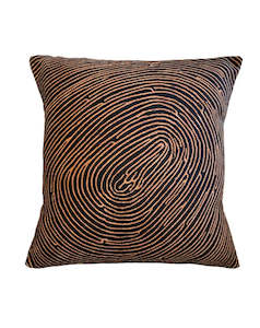 Fingerprint Red Batik Cushion