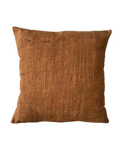 Furniture: Cracked Earth Red Batik Cushion