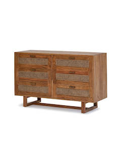 Furniture: Fitzgerald Chest 6 Drw