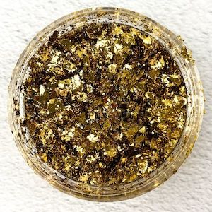 Rich Gold Metallic Foil Flakes