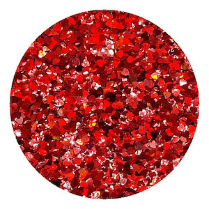 Red Heart Glitter (Holo)