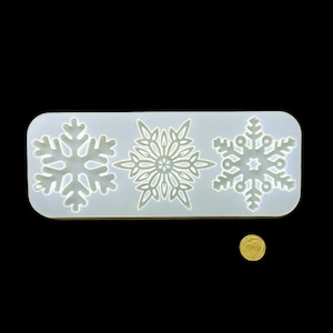 Wood Treatment: Christmas Snowflake Mould 3 Set