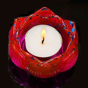 Lotus Tealight Candle Holder Small