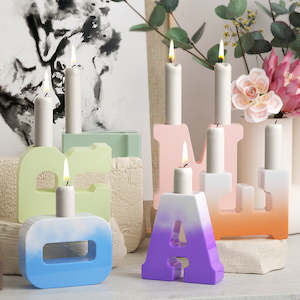 Alphabet Letter Moulds - Candle Holder - Individual - Large