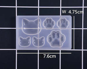 Animal Molds: Cat / Bear Paw Tag Moulds