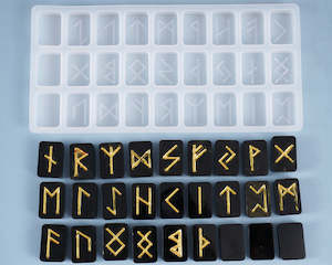 Alphabet Letter Number Moulds: Runes Letter Moulds Stone Resin Mould Energy Symbol Silicone Mould DIY Letter Symbol Epoxy Resin Mould