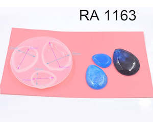 Necklaces Moulds: Geometric / Geometry Pendant Silicone Moulds - 2