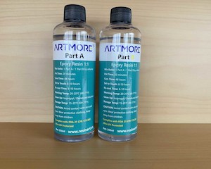 UV Resistant + FDA Approved Epoxy Resin - 1:1 by Volume 500 ml Kit Artmore for J…