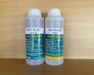 Artmore Heat Resistant Epoxy Resin - 1:1 by Weight 1kg Kit