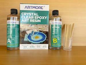 Epoxy Resin 1 1 By Volume: New Updated! FDA Approved Epoxy Resin - 1:1 by Volume 472 ml Kit Artmore for Jewelry Making