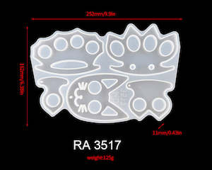 Key Moulds: Self Defence Key Pendant Silicone Moulds for Resin Casting, Resin Keychain Silicone Moulds Epoxy Crystal Jewelry Making Tools 02