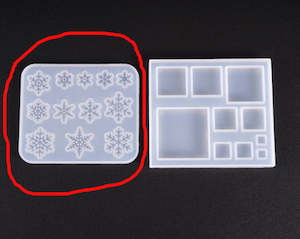 Snowflake Silicone Moulds, DIY Silicone Pendant Mould Making Resin Casting Mould…