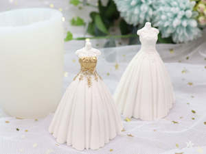 Wedding Bridal Dresses Moulds for Candle, Epoxy Resin, Jesmonite, Aqua Resin, Br…