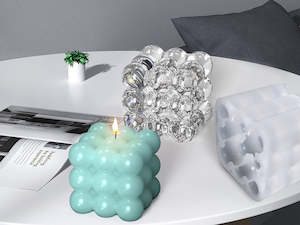 Candle Moulds: Epoxy Resin Candle Moulds Round Ball Magic Cube